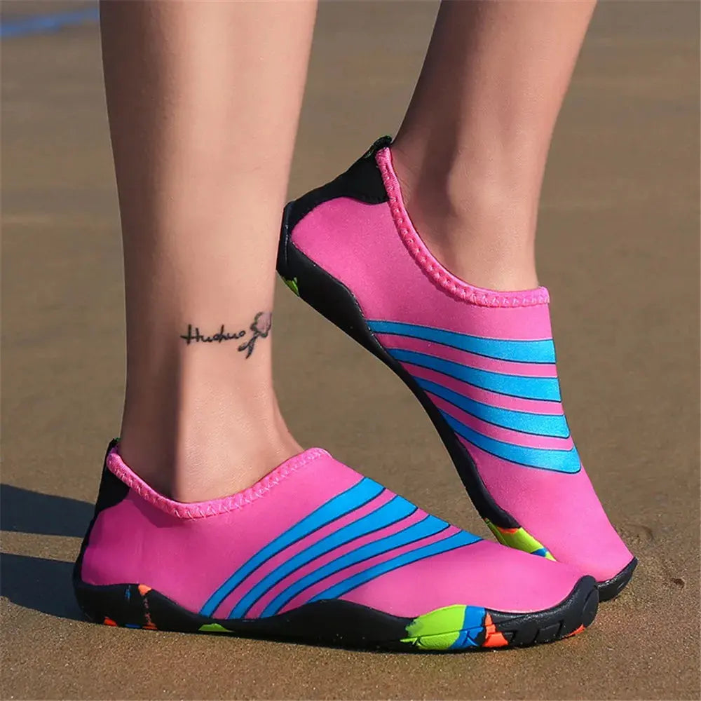 Chaussures de baignade unisexes à séchage rapide, de plage, baskets de natation, sports d'été, chaussures aquatiques de plongée pour femmes et hommes, été