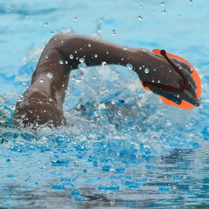 1 paire de pagaies d'entraînement à la natation, gants de plongée en apnée, palmes de sport, paume en Silicone, sangles réglables