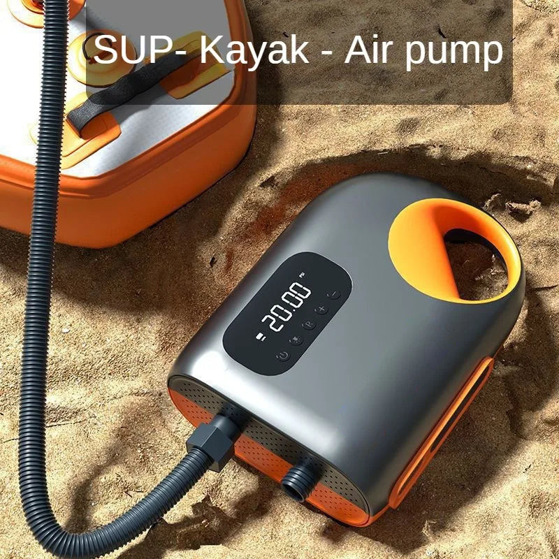 Pompe à Air Électrique Portable, 20 PSI, pour Surf, Paddle Board, Bateau, Kayak