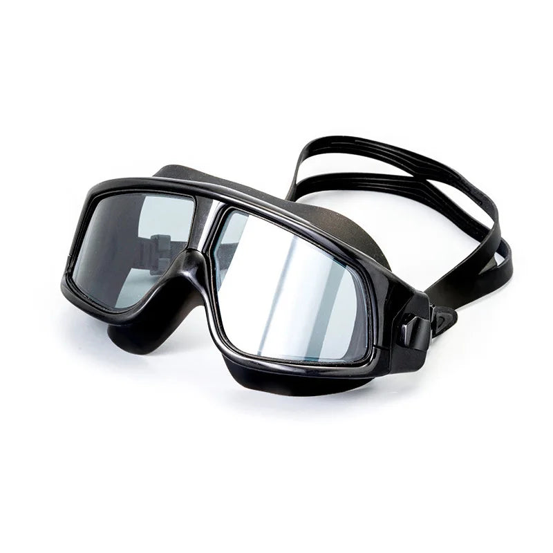 Lunettes de natation à grand cadre pour adultes, haute qualité, HD, anti-buée