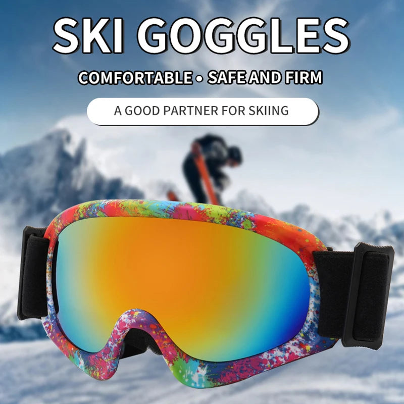 Lunettes de ski anti-buée pour enfants