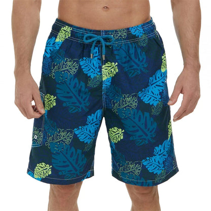 Short de plage décontracté imprimé en 3D pour hommes, maillot de bain de vacances hawaïennes, floral, stylé