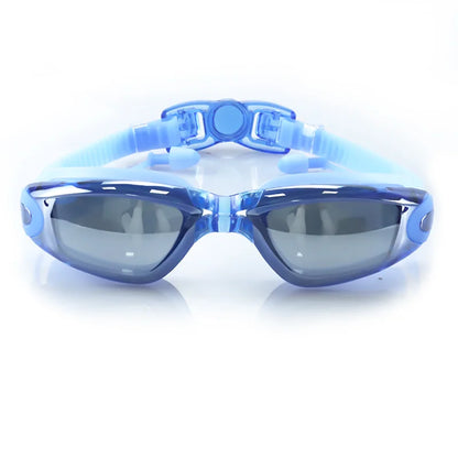 Lunettes de natation étanches pour adultes, lunettes de piscine, lunettes anti-buée, lunettes optiques avec bouchons d'oreille, protection UV, hommes et femmes