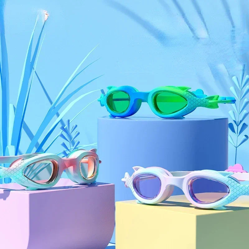 Lunettes de natation pour enfants, étanches et Anti-buée, formation professionnelle pour garçons et filles, équipement de lunettes de natation