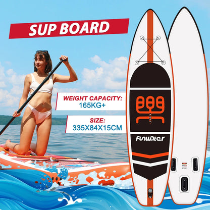 Planche de surf gonflable Stand Up Paddle Board 335 x 84 x 15 cm + Accessoires complets