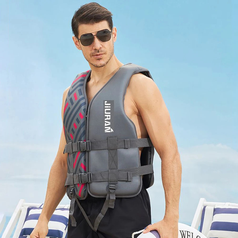 Gilet de Sauvetage en Néoprène pour Homme et Femme, pour sports nautiques, Natation