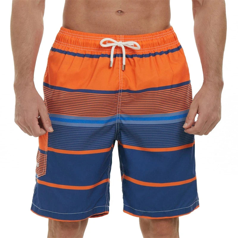 Short de plage décontracté imprimé en 3D pour hommes, maillot de bain de vacances hawaïennes, floral, stylé