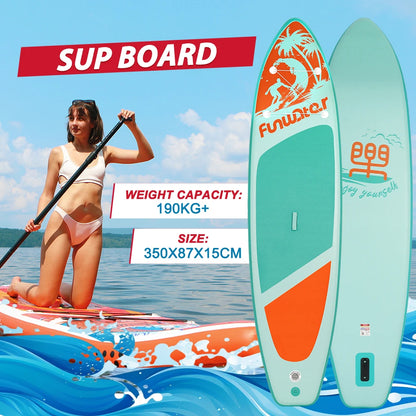 Planche de surf gonflable Stand Up Paddle Board 335 x 84 x 15 cm + Accessoires complets