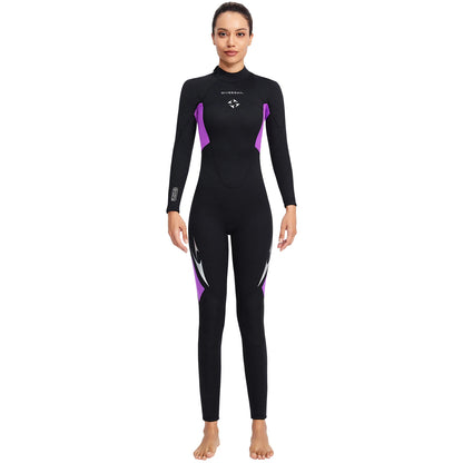 Combinaisons de plongée complètes en néoprène pour femmes, combinaisons de plongée, plongée en apnée, surf, sports nautiques, garder au chaud, manches longues, vêtements de plongée, 3mm