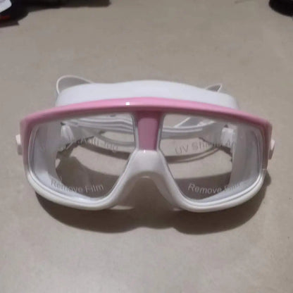 Lunettes de natation à grand cadre pour adultes, haute qualité, HD, anti-buée