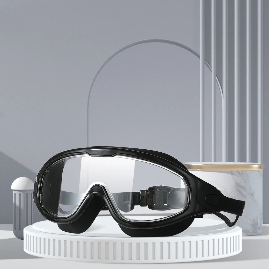 Lunettes de natation pour hommes et femmes adultes, haute définition, étanches, anti-buée, full qualité