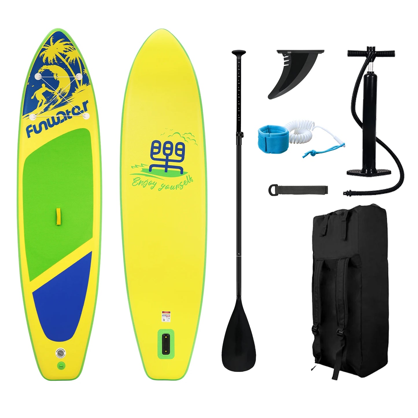 Planche de surf gonflable Stand Up Paddle Board 335 x 84 x 15 cm + Accessoires complets