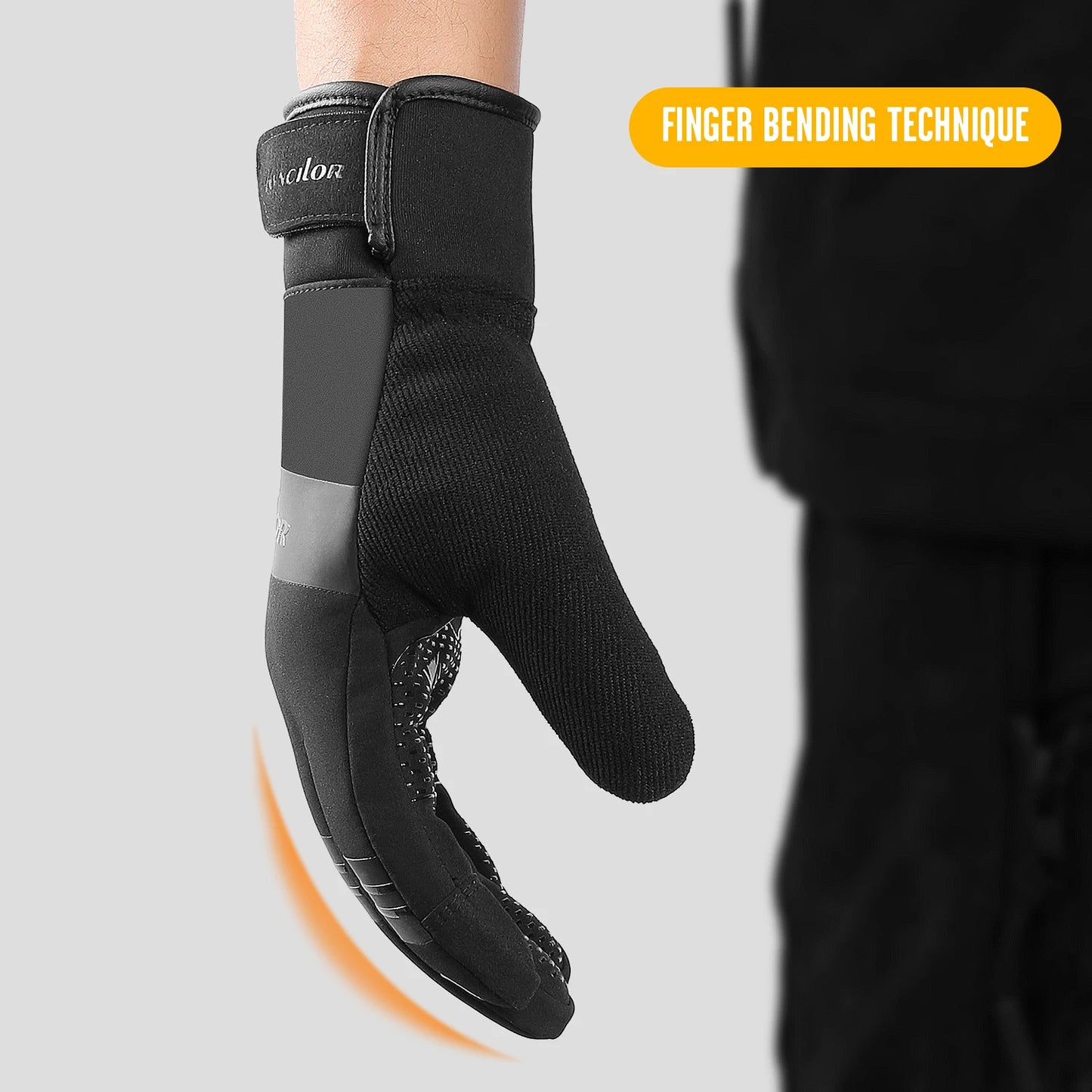 Gants d'hiver imperméables pour ski, cyclisme, Course à Pied, Moto, Ski