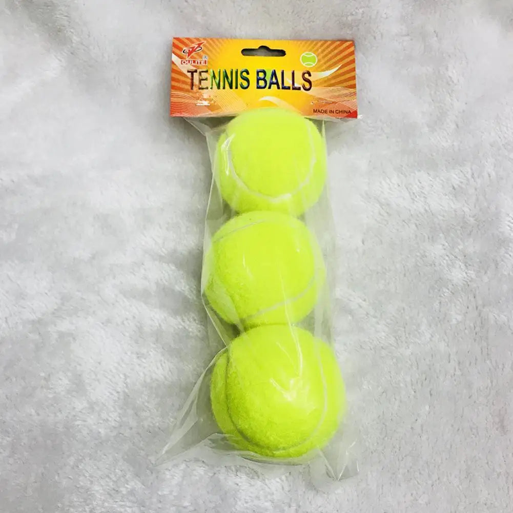 Lot de 3 balles de tennis professionnelles à haute élasticité