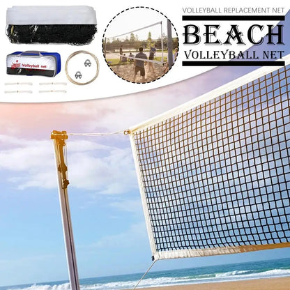 Filet de volley-ball professionnel ou amateur, 950cm, pour la compétition, l'entraînement, le sport en plein air, taille standard