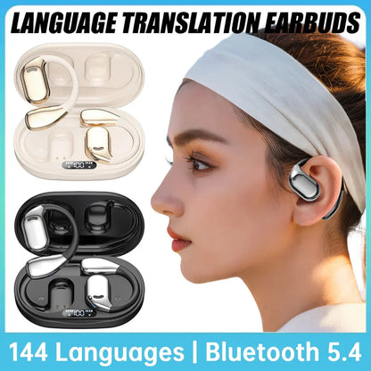 144 langues AI traduction écouteurs sans fil Bluetooth. SportMix
