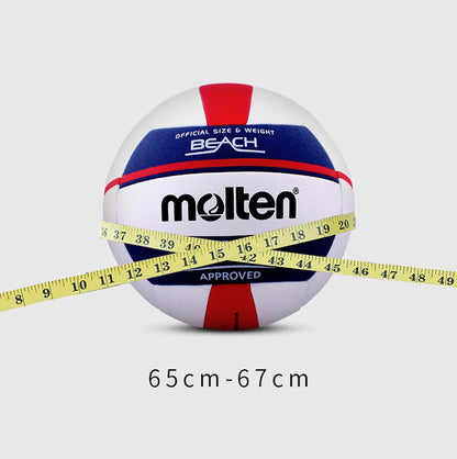 Ballon de plage original, pour adulte, volley-ball V5B5000, taille standard 5, entraînement de match intérieur et extérieur, Molten