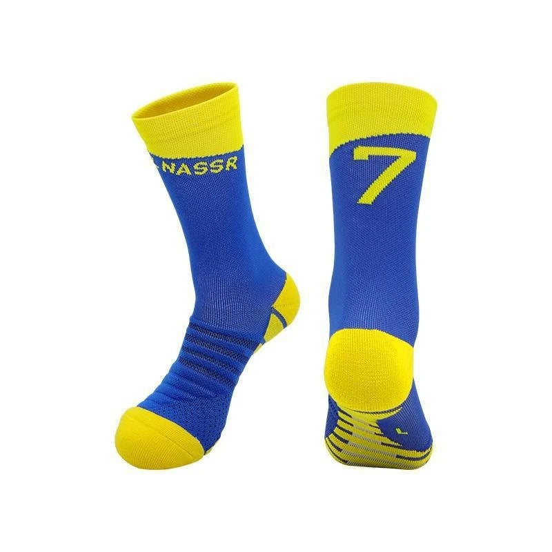 Chaussettes de football avec semelle