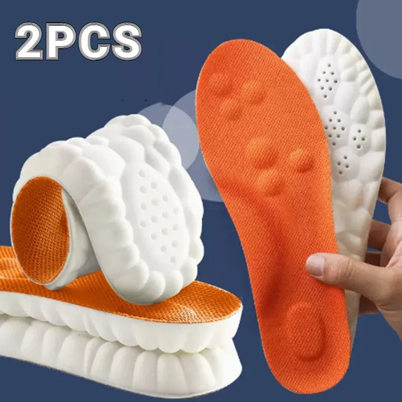  Semelles intérieures de massage 4D pour chaussures de sport, semelle intérieure pour pieds, course 2
