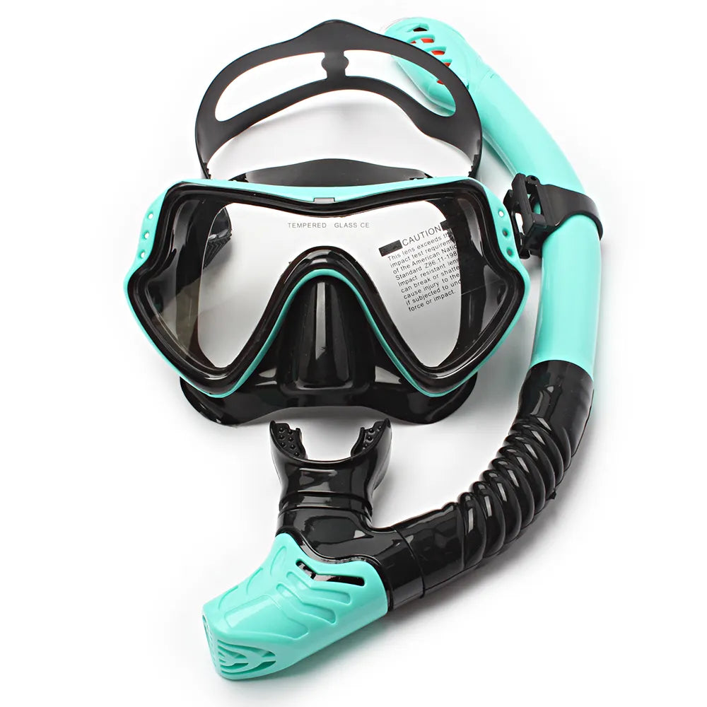 Masque de plongée avec tuba professionnel lunettes de plongée lunettes de plongée ensemble de tubes de natation masque de plongée adulte unisexe