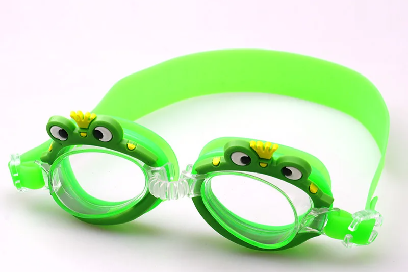 Lunettes de natation anti-buée pour enfants, nouveau, étanche, mignon, dessin animé, miroir, pour apprendre à nager, la ceinture peut être ajustée