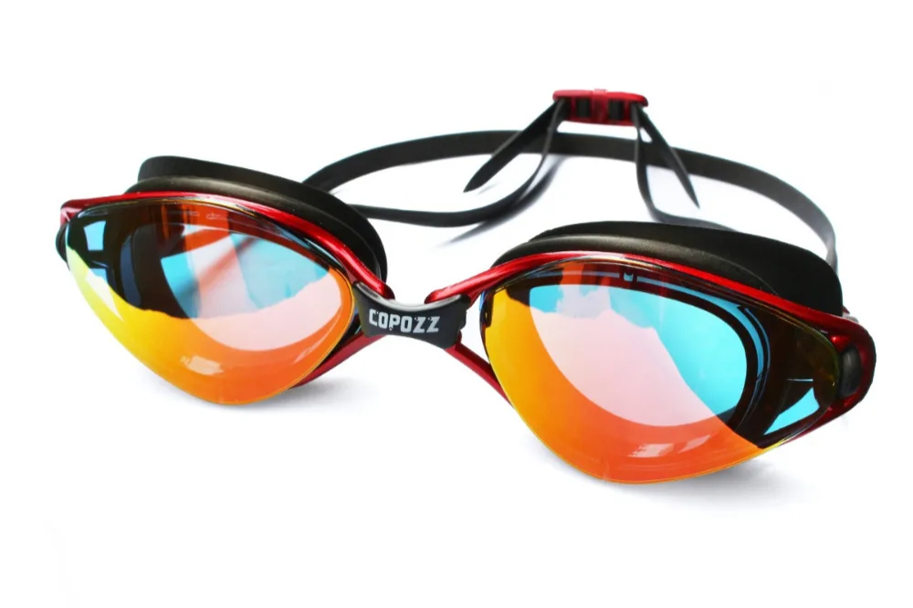 Lunettes de natation anti-buée pour hommes et femmes, protection UV, réglables, professionnelles, étanches, imperméables COPOZZ