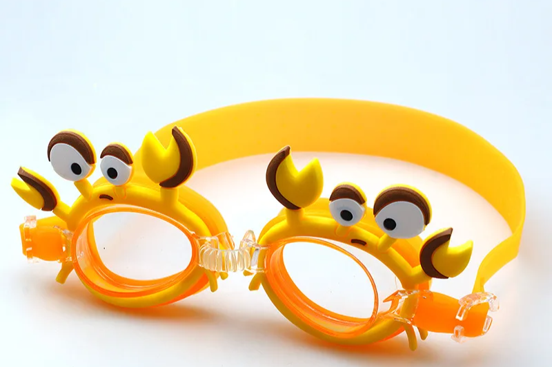 Lunettes de natation anti-buée pour enfants, nouveau, étanche, mignon, dessin animé, miroir, pour apprendre à nager, la ceinture peut être ajustée