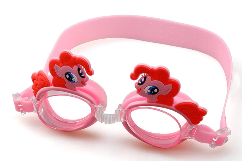 Lunettes de natation anti-buée pour enfants, nouveau, étanche, mignon, dessin animé, miroir, pour apprendre à nager, la ceinture peut être ajustée